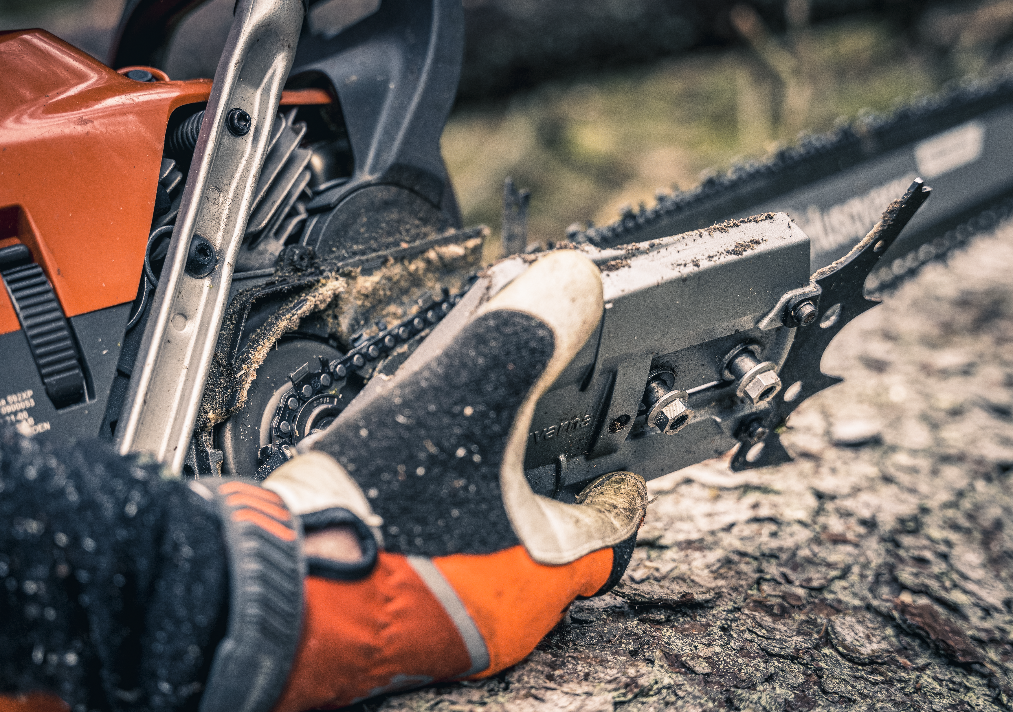 Så byter du kedja och svärd på din motorsåg – steg för steg