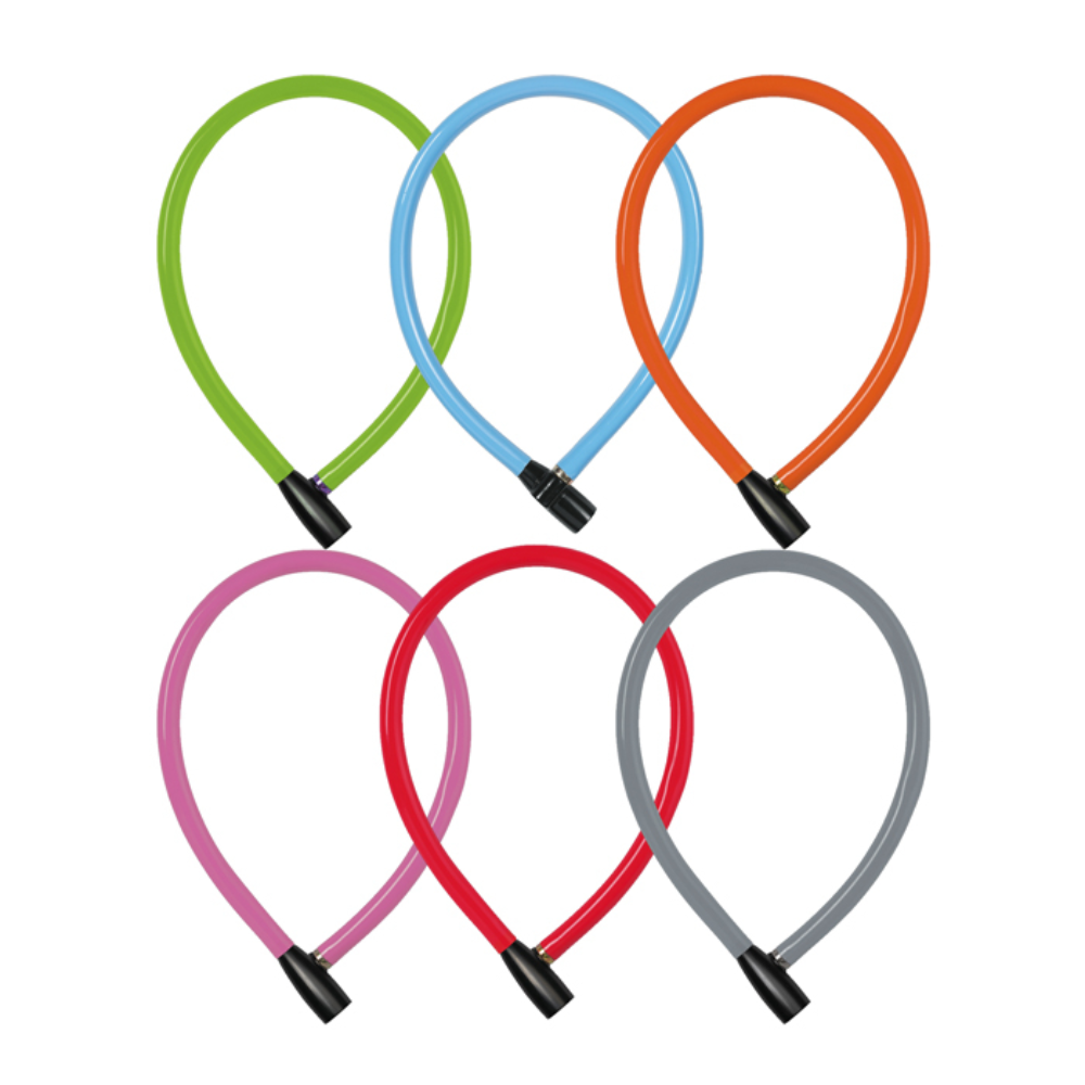 ABUS WIRELÅS 3406K/55CM, 6 MM OSORTERADE FÄRGER