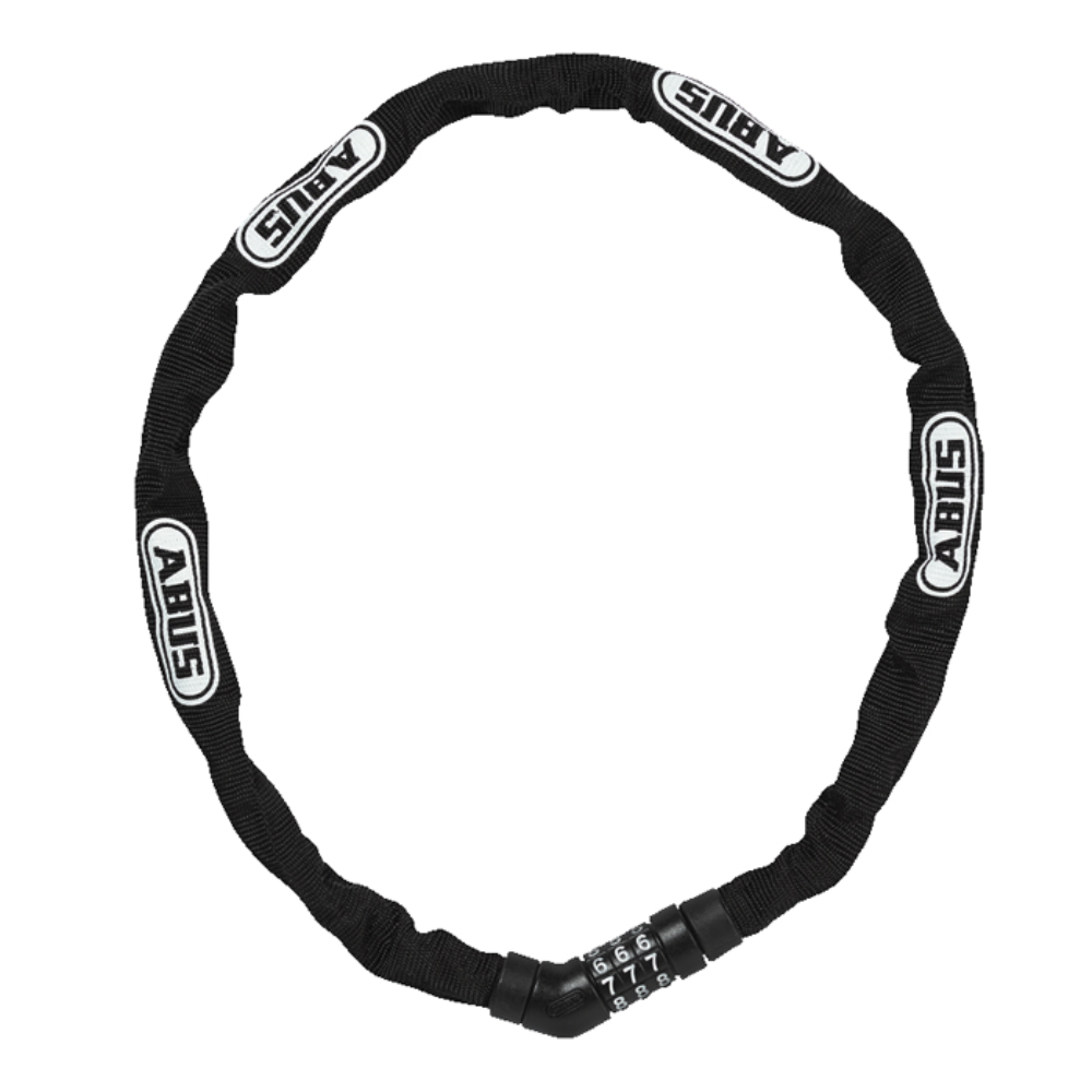 ABUS KÄTTINGLÅS 4804/75 CM, 4 MM KOMBI SVART