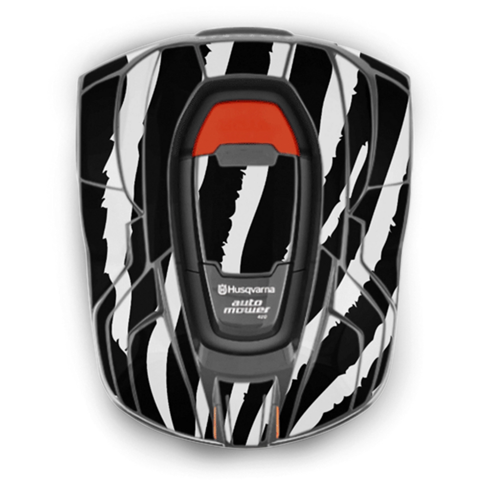 Husqvarna Dekalsats Zebra Passar Automower®320/420/440