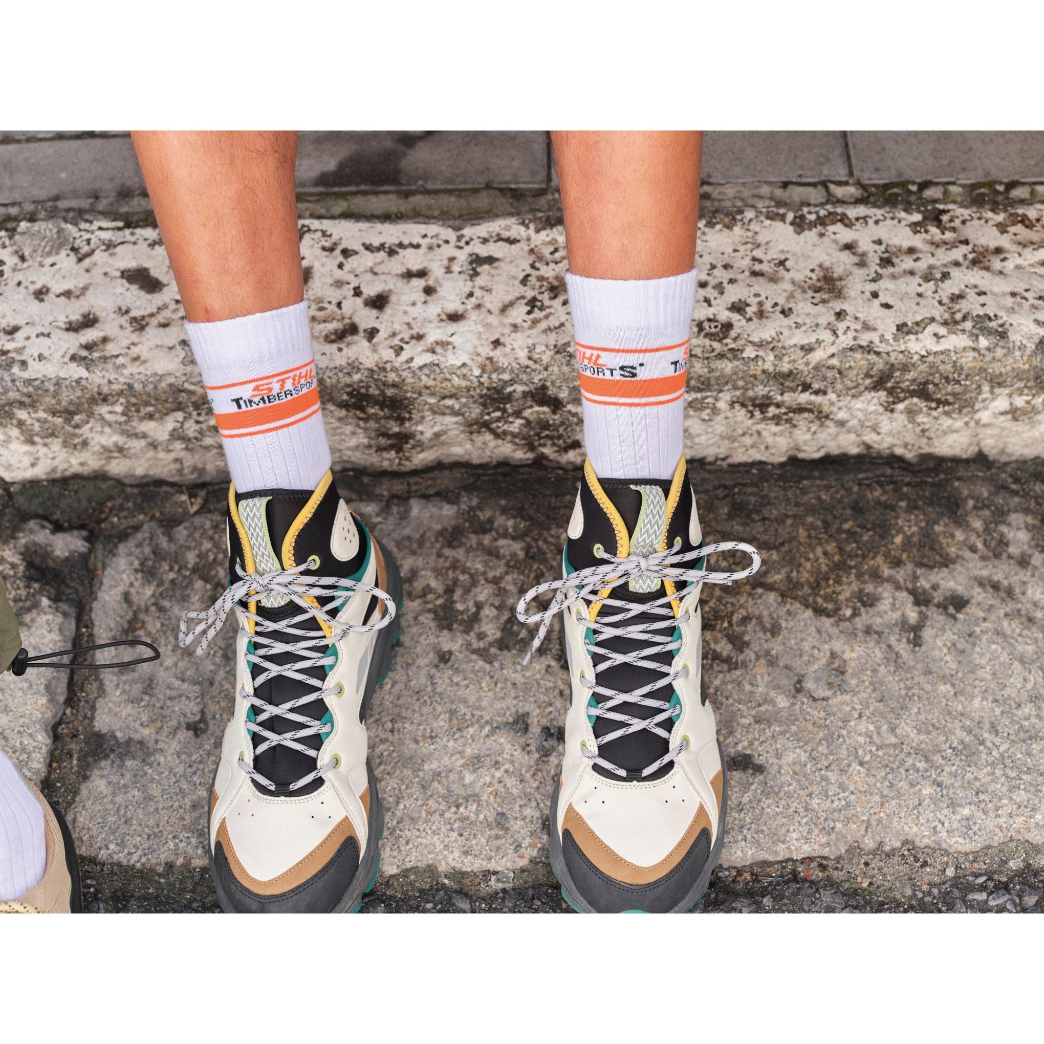 STIHL Strumpor TIMBERSPORTS svart / vit, 3-pack