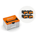 STIHL Batteribox M med 4x AP 500 S