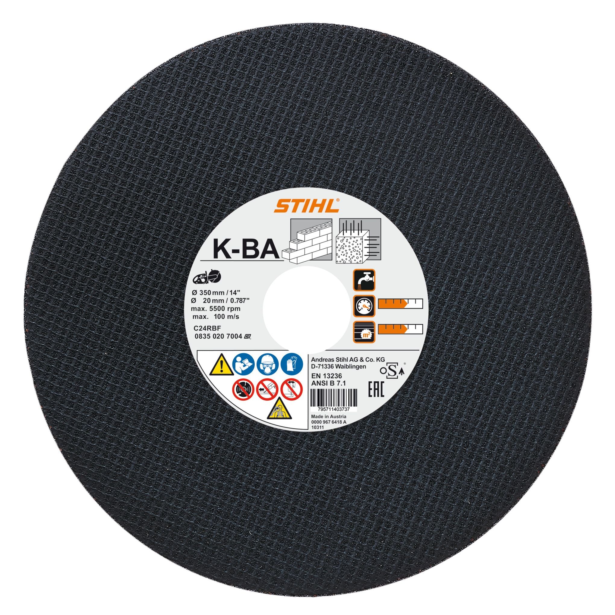 STIHL Fiberförstärkt kapskiva, sten (K-BA)