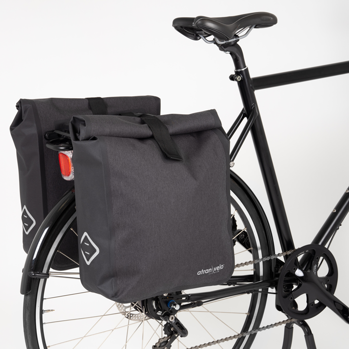 ATRAN VELO TRAVEL DUBBELVÄSKA VATTENTÄT AVS TRIPLE-X  SVART