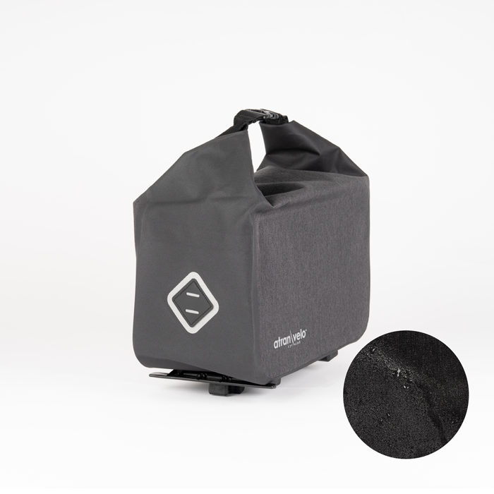 ATRAN VELO TRAVEL TOPPVÄSKA VATTENTÄT AVS SVART