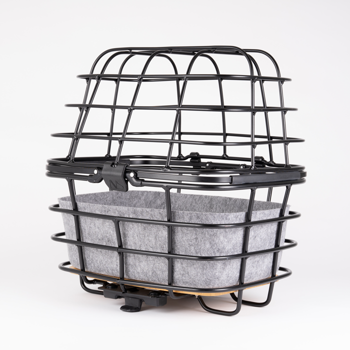 ATRAN VELO CYKELKORG DUO LARGE MULTI MATTSVART AVS