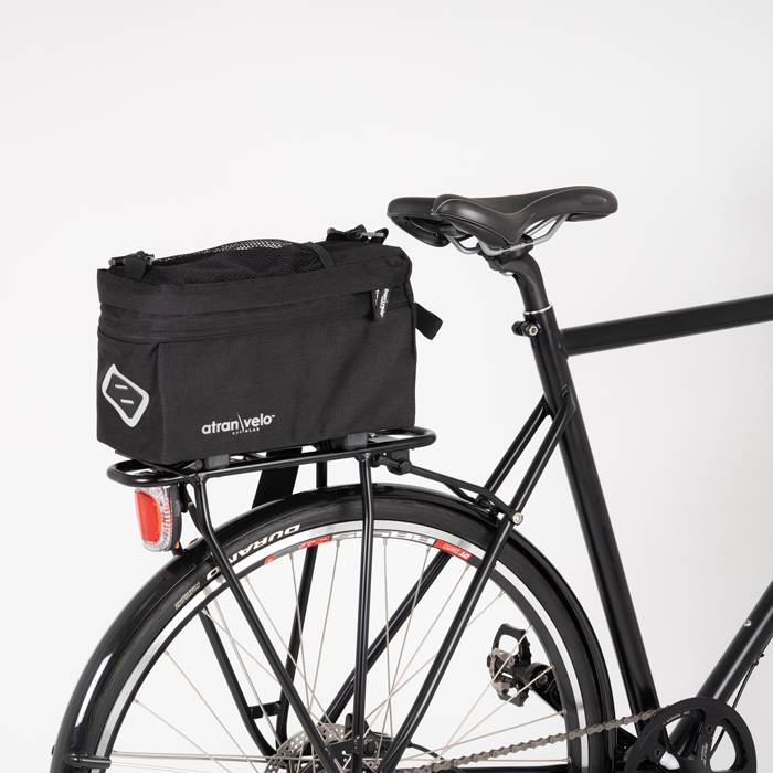 ATRAN VELO ZAP EAZY TOP BAG VATTENTÅLIG AVS GRÅ/SVART