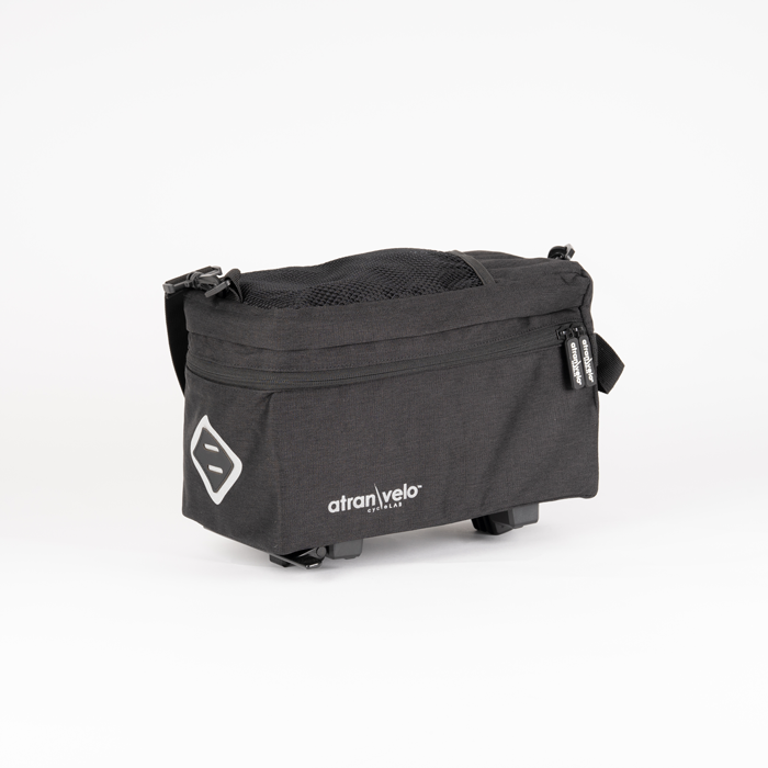 ATRAN VELO ZAP EAZY TOP BAG VATTENTÅLIG AVS GRÅ/SVART