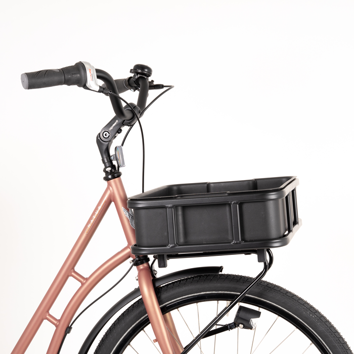 ATRAN VELO CYKELKORG BAKERY CRATE SVART AVS