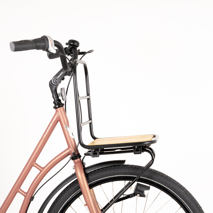 ATRAN VELO VÄSKHÅLLARE JOBAG AVS SVART/TRÄ + REM