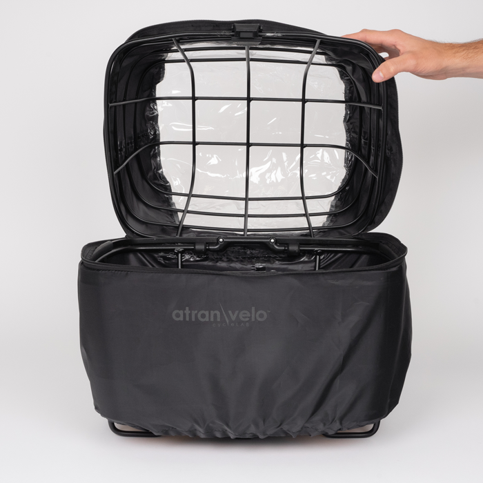 ATRAN VELO REGNSKYDD RAINY DUO SVART MED FÖNSTER M