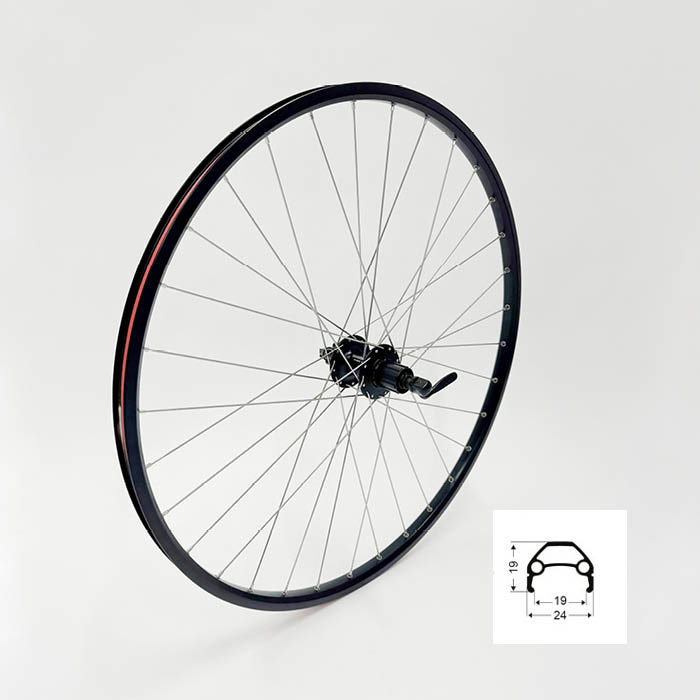 SKEPPSHULT BAKHJUL 28/29  (622-21) YAK DISC SVART 32 HÅLS CL