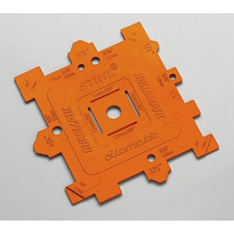 STIHL Kontrollmall till sågkedjor