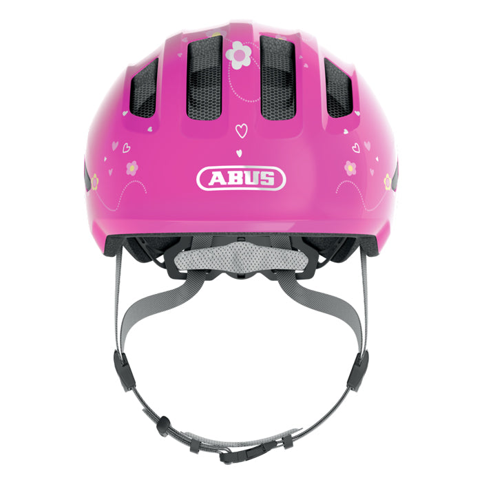 ABUS HJÄLM SMILEY 3.0 PINK BUTTERFLY S GRÖNT SP.