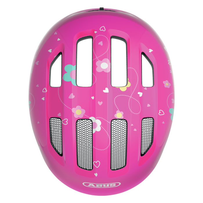 ABUS HJÄLM SMILEY 3.0 PINK BUTTERFLY S GRÖNT SP.