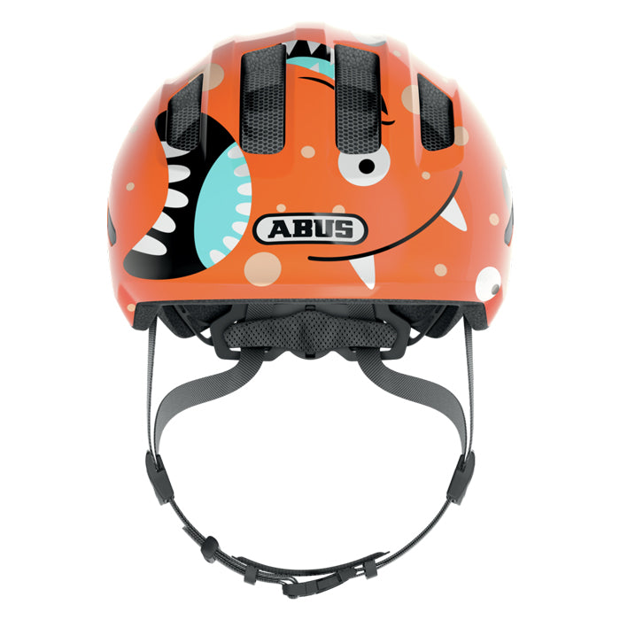 ABUS HJÄLM SMILEY 3.0 ORANGE MONSTER M GRÖNT SP.