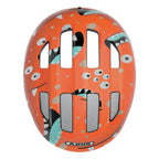 ABUS HJÄLM SMILEY 3.0 ORANGE MONSTER S GRÖNT SP.