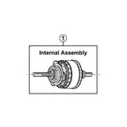 SHIMANO NAVINSATS SG-8R31/30 184 MM AXEL, RULLROMS