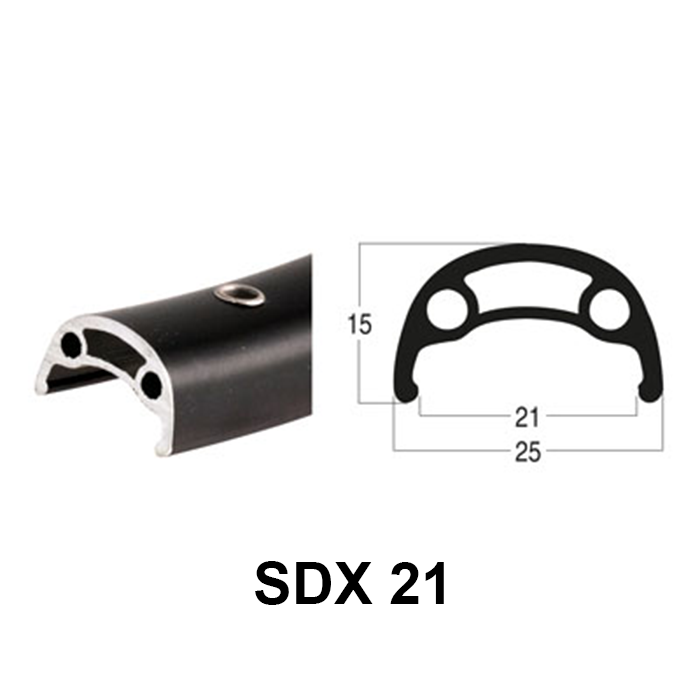 SKEPPSHULT FRAMHJUL 28 (622) RB SDX SVART