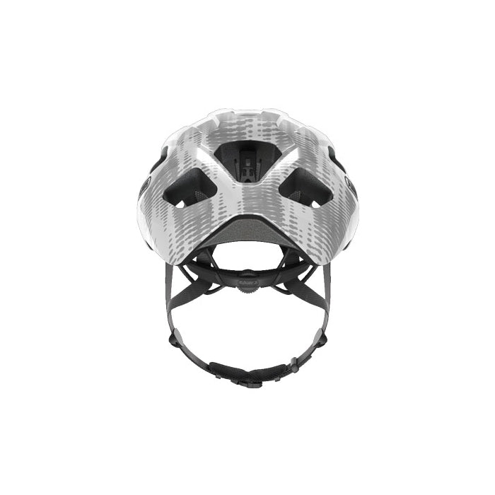 ABUS HJÄLM MACATOR WHITE SILVER L 58-62