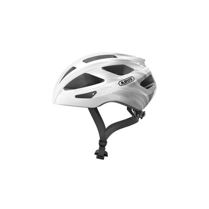 ABUS HJÄLM MACATOR WHITE SILVER M 52-58