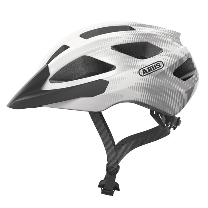 ABUS HJÄLM MACATOR WHITE SILVER M 52-58