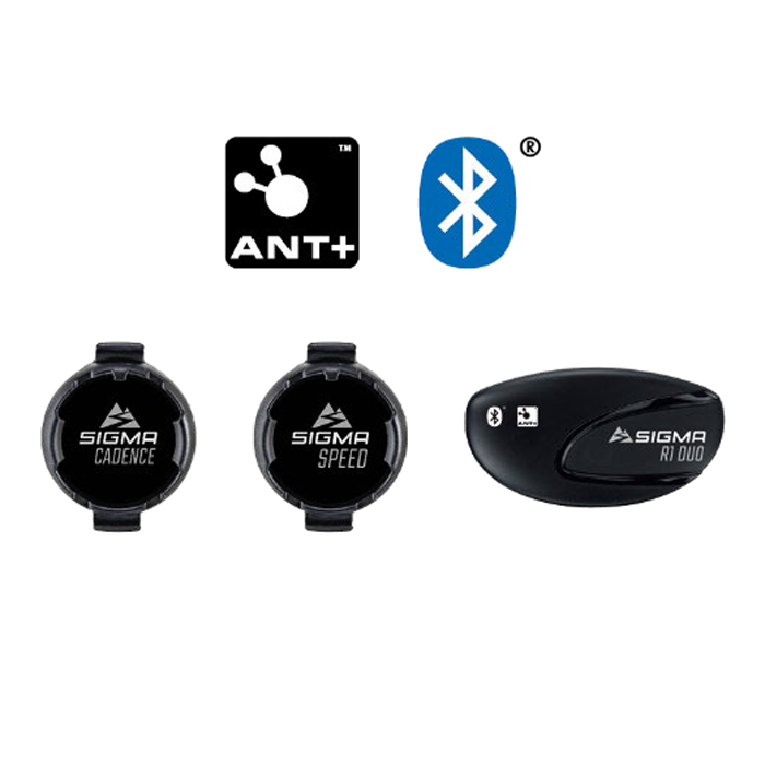 SIGMA CYKELDATOR ROX 12.1 GPS SENSOR SET GRÅ