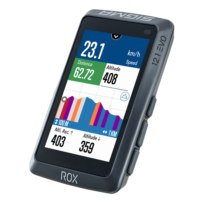SIGMA CYKELDATOR ROX 12.1 GPS BASIC SET GRÅ