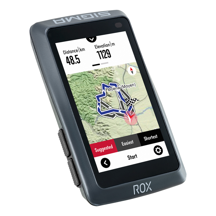 SIGMA CYKELDATOR ROX 12.1 GPS BASIC SET GRÅ