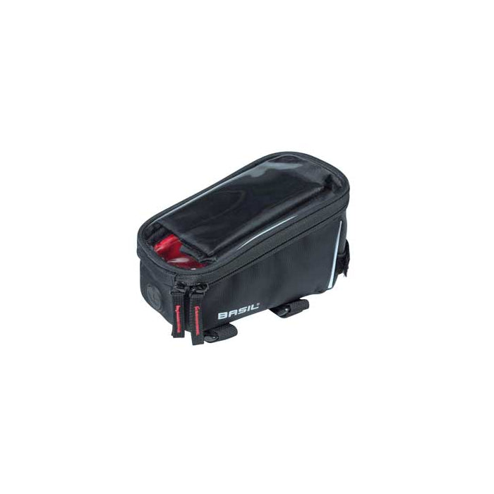 BASIL SPORT DESIGN  RAMVÄSKA SVART INKL. REGNSK.