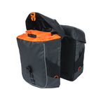 BASIL MILES DUBBELVÄSKA TARPAULIN SVART/ORANGE
