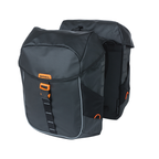 BASIL MILES DUBBELVÄSKA TARPAULIN SVART/ORANGE