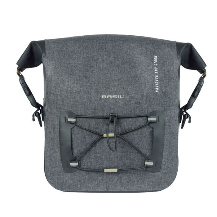 BASIL NAVIGATOR STORM PAKETHÅLLVÄSKA MIK SVART