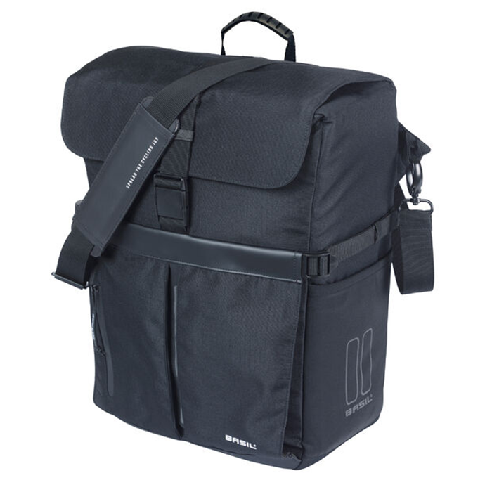 BASIL MOVE SIDOVÄSKA MIK HOOKS SVART