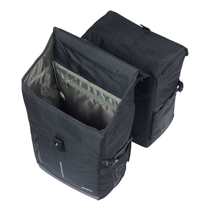 BASIL MOVE DUBBELVÄSKA MIK SVART