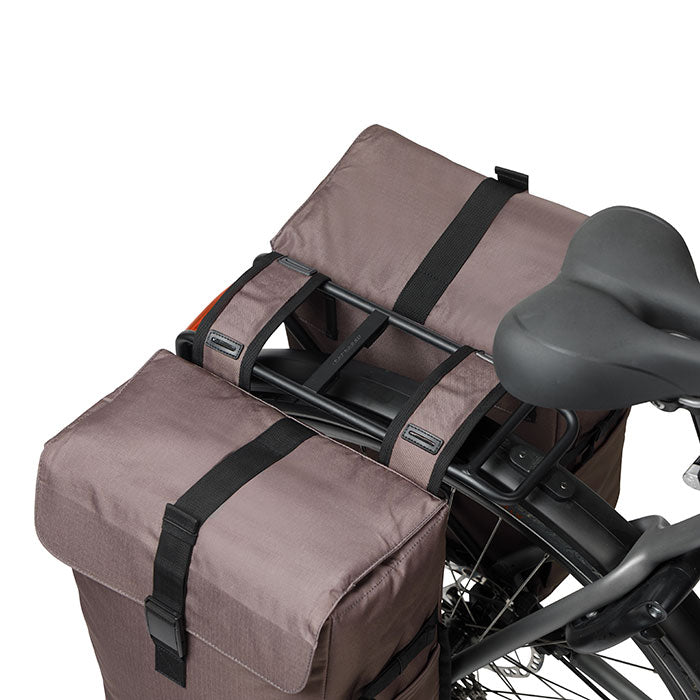 BASIL MOVE DUBBELVÄSKA MIK  BRUN