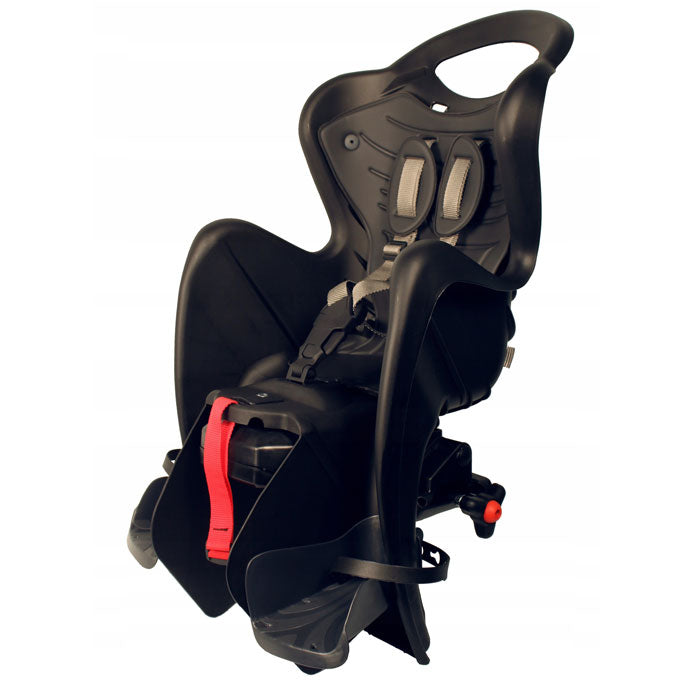 BELLELI CYKELBARNSTOL MR FOX STÄLLBAR SVART PKT-HÅLL.