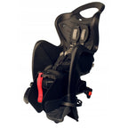 BELLELI CYKELBARNSTOL MR FOX STÄLLBAR SVART PKT-HÅLL.