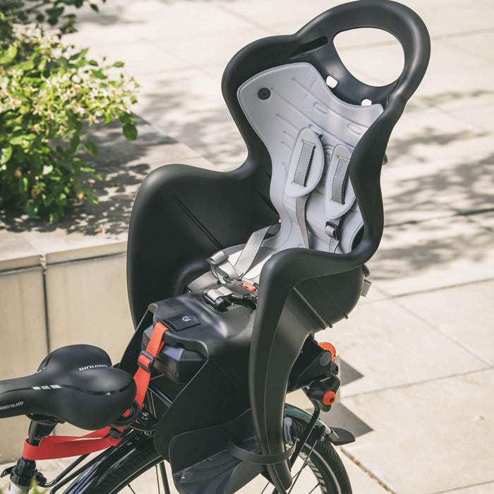 BELLELI CYKELBARNSTOL MR FOX STÄLLBAR SVART PKT-HÅLL.