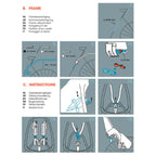 BELLELI CYKELBARNSTOL QIBBEL AIR FÖR RAM SVART