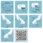 WIDEK CYKELBARNSTOL QIBBEL AIR FÖR PAKETH. SVART