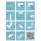 QIBBEL CYKELSÄTE QIBBEL 6+ FÖR PKTH.HÅLL SVART