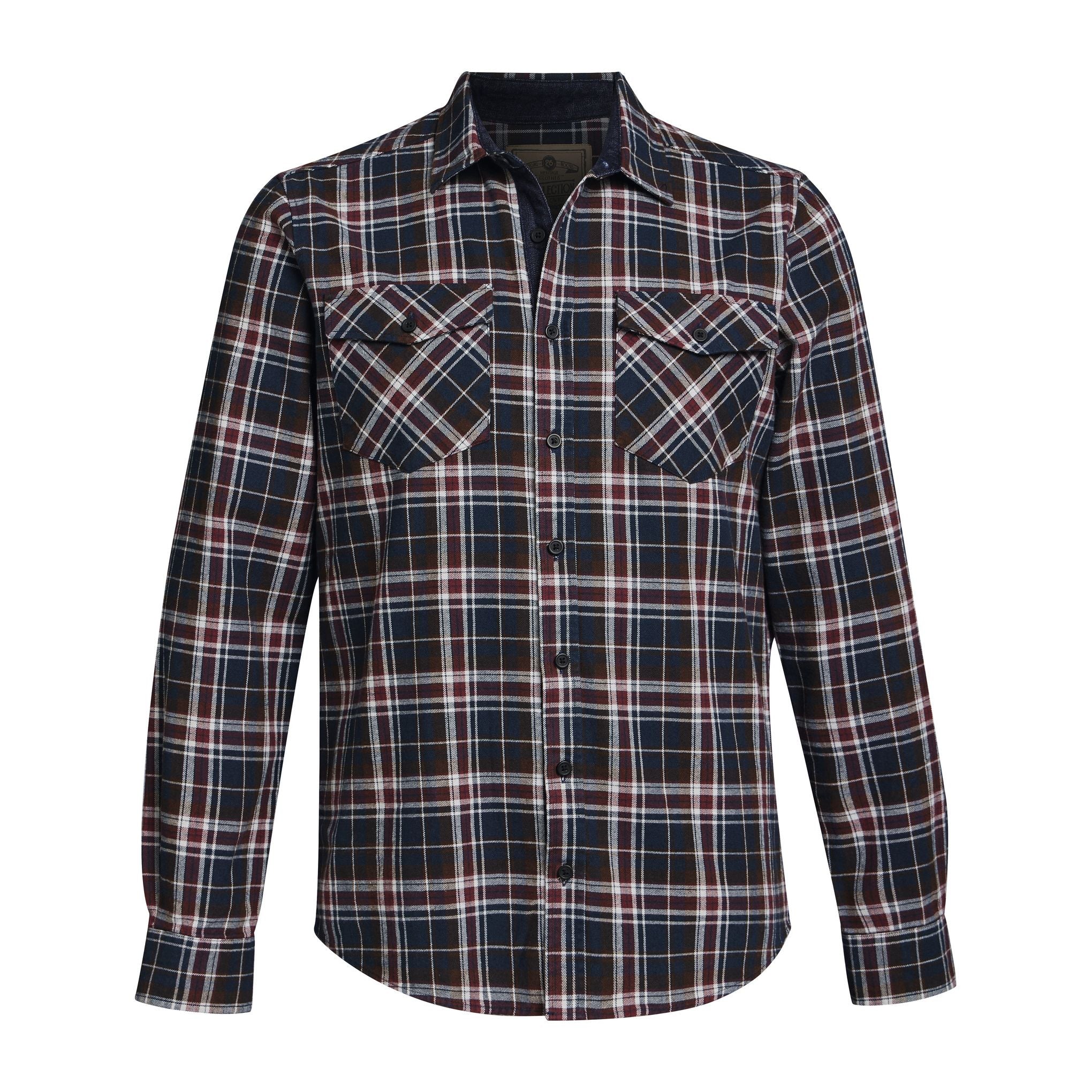 STIHL Skjorta PLAID FLANNEL blå / röd