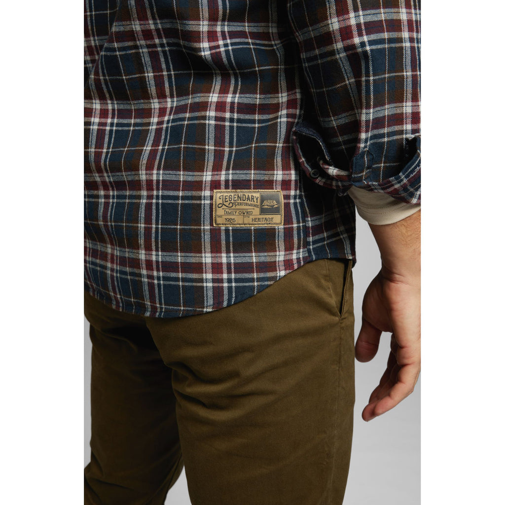 STIHL Skjorta PLAID FLANNEL blå / röd