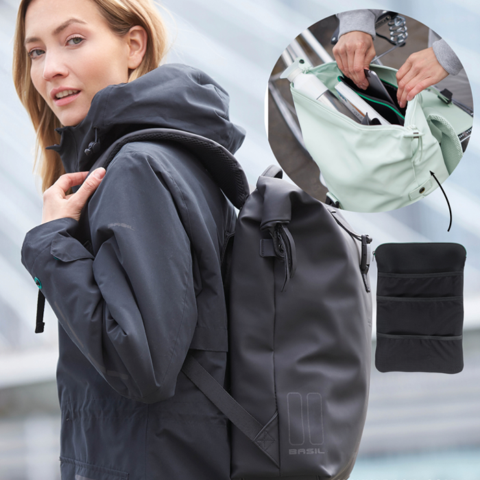 BASIL SOHO RYGGSÄCK SVART