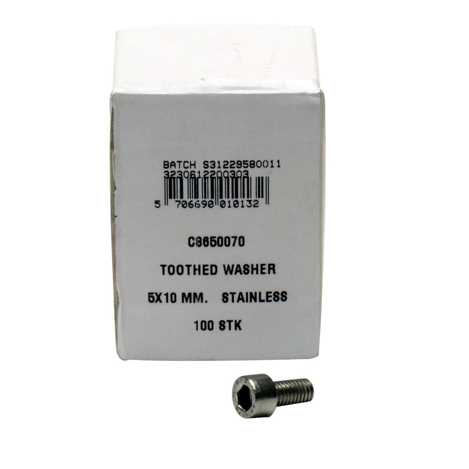 Skruv insex m6x16mm rf (100st)