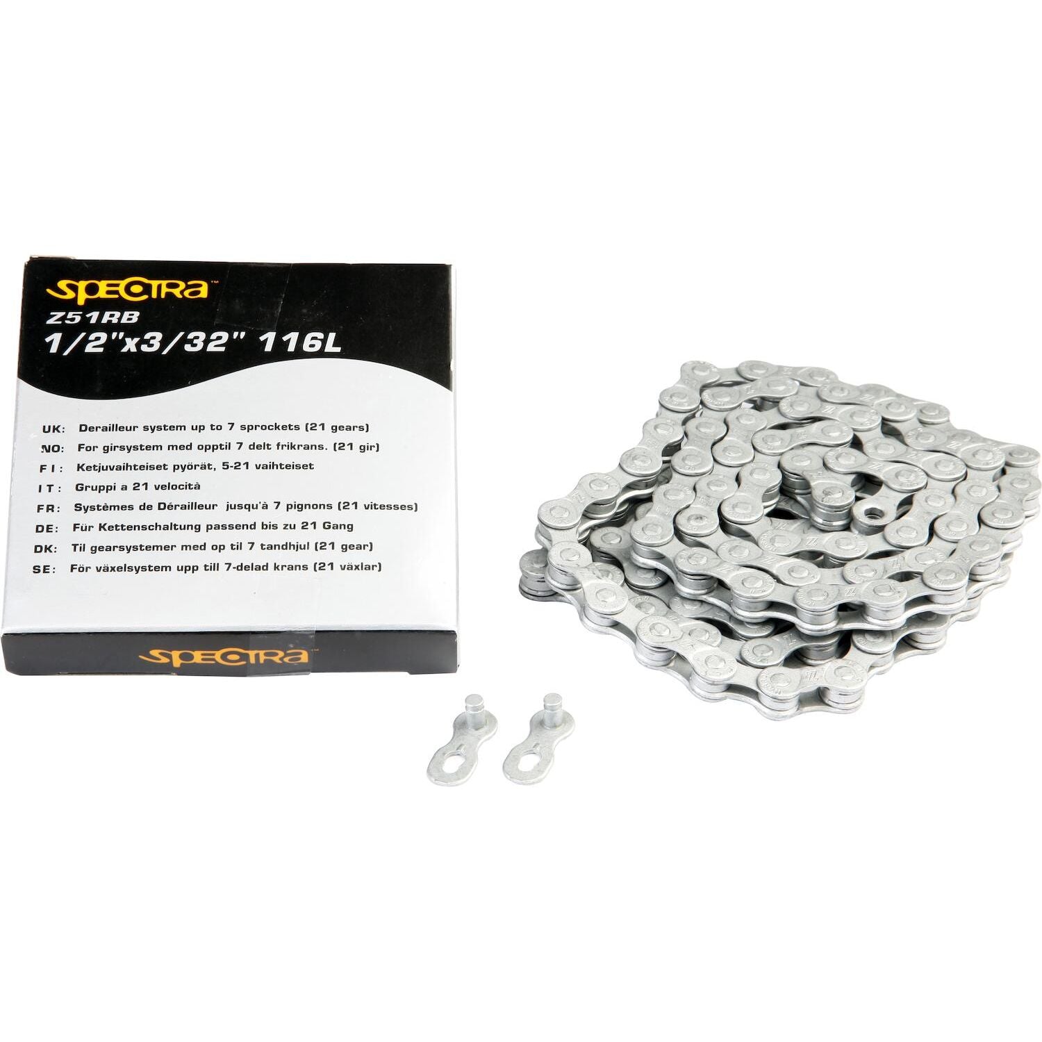 SPECTRA kedja 3/32" antirostbehandlad