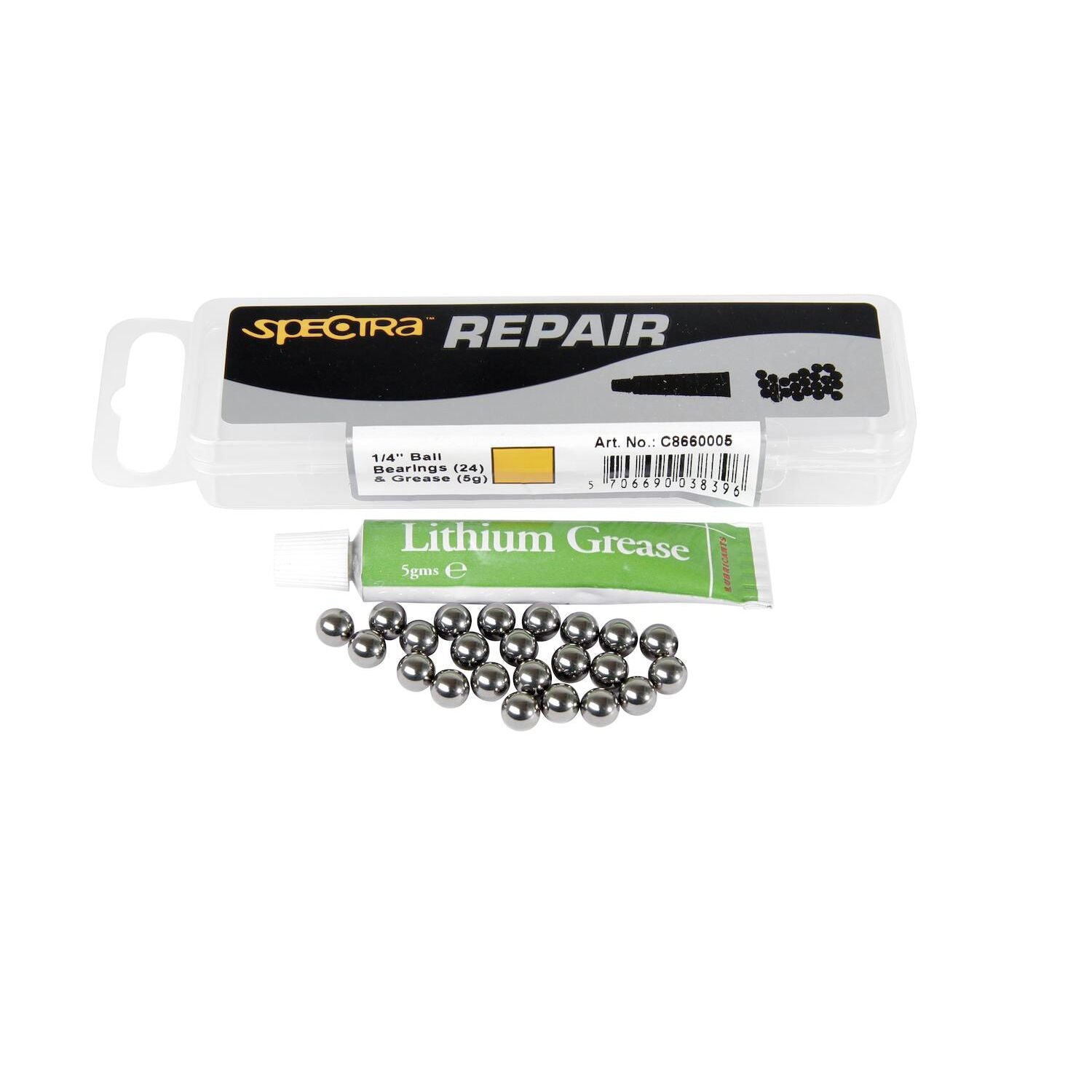 SPECTRA Kulor 1/4" med fett (24st)