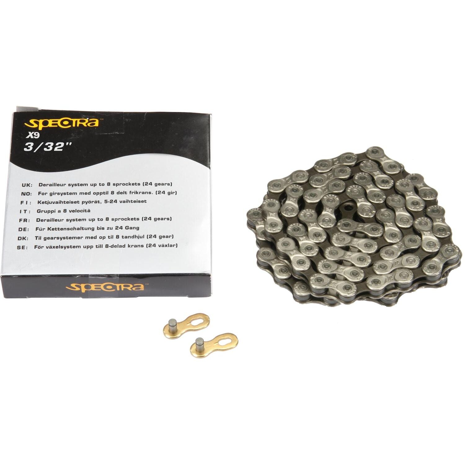 SPECTRA Kedja 1/2x11/128 silver/silver