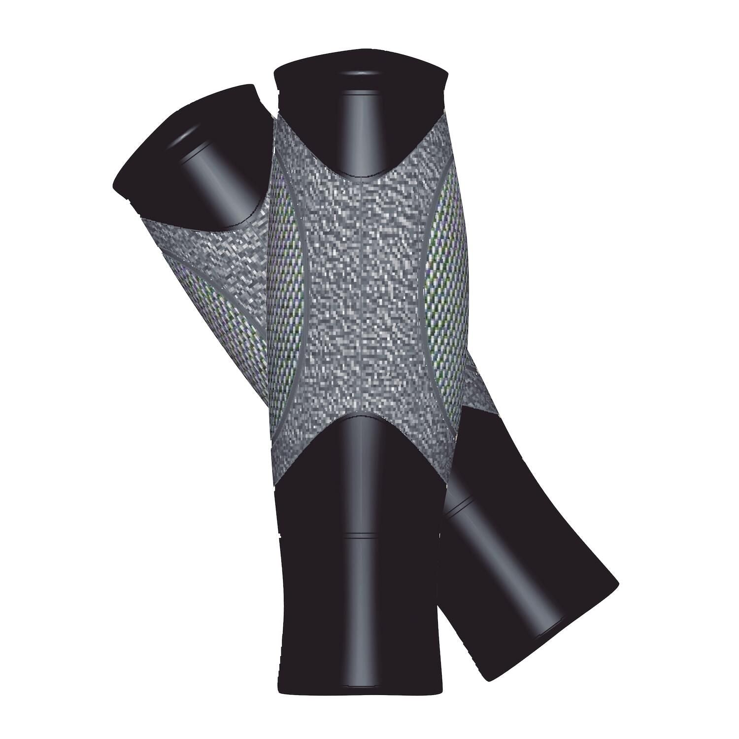 SPECTRA Handtag 120mm svart/grå